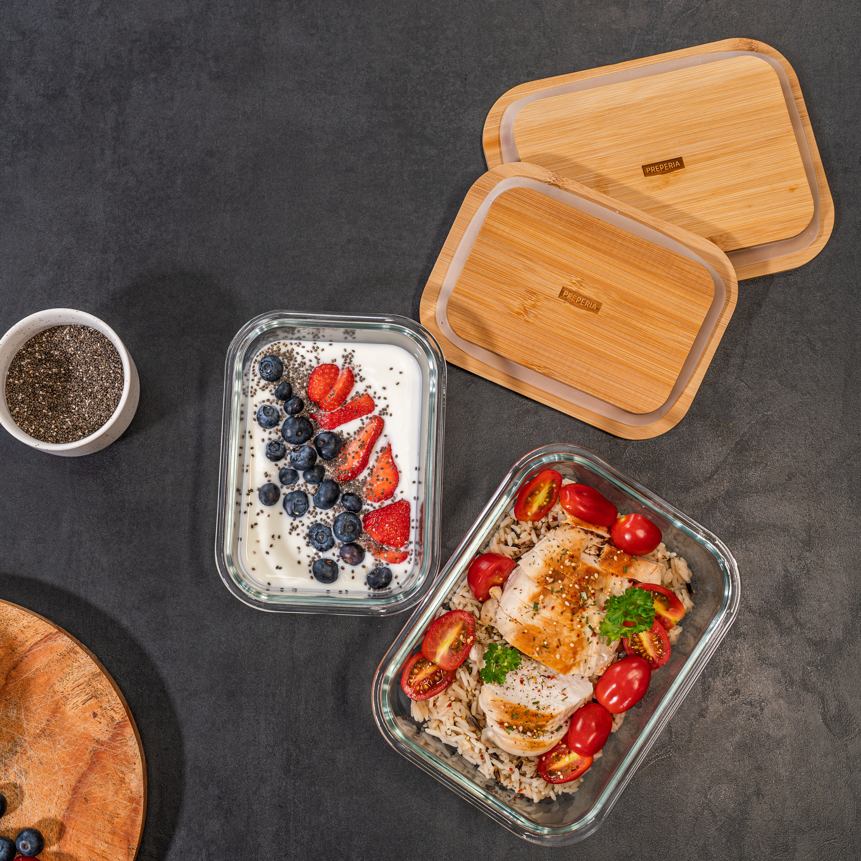 Meal Prep Boxen 3er Set 370ml