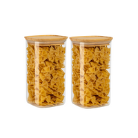 Storage jars set of 2 1400ml