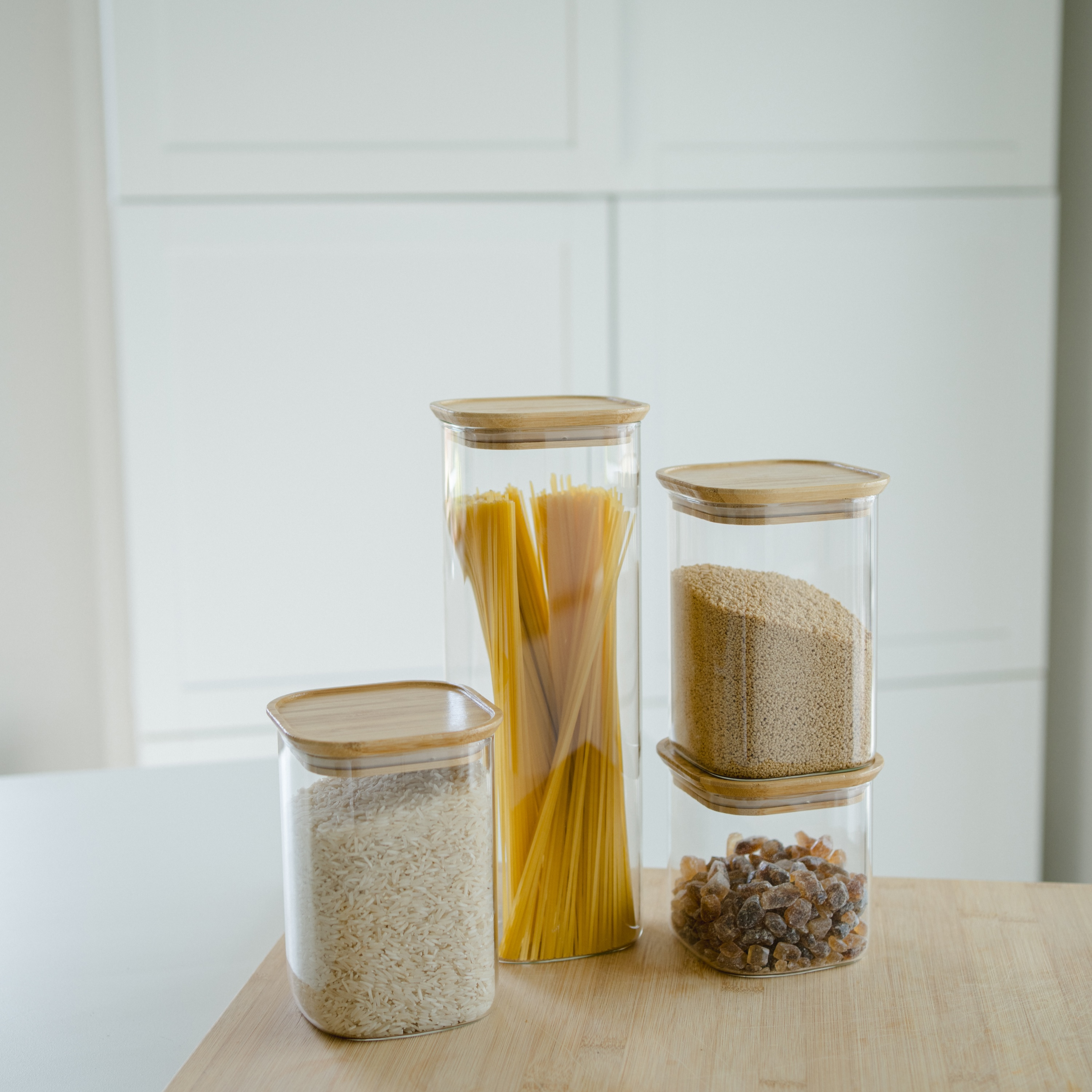 Storage jars set of 3 1400ml