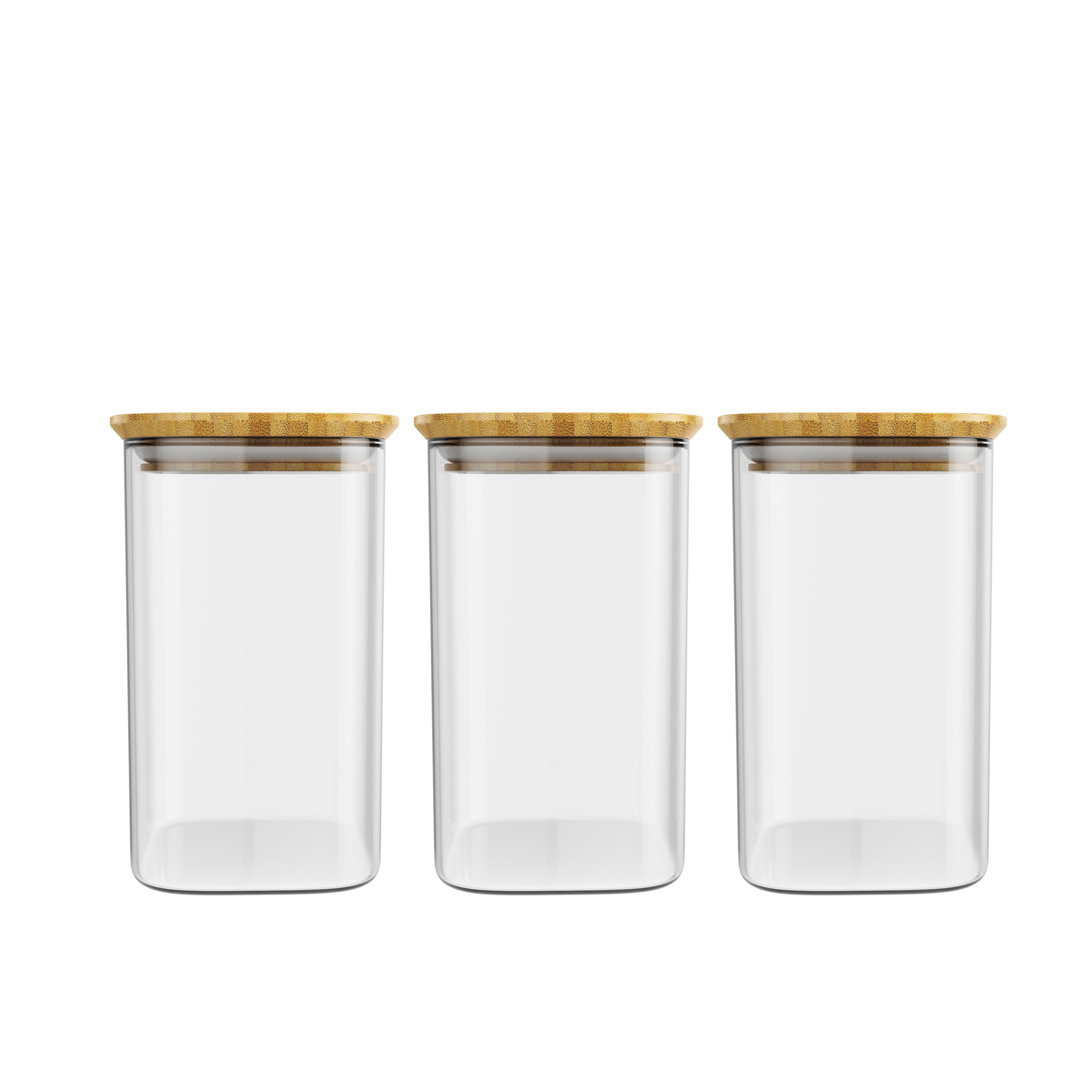 Storage jars set of 3 1400ml
