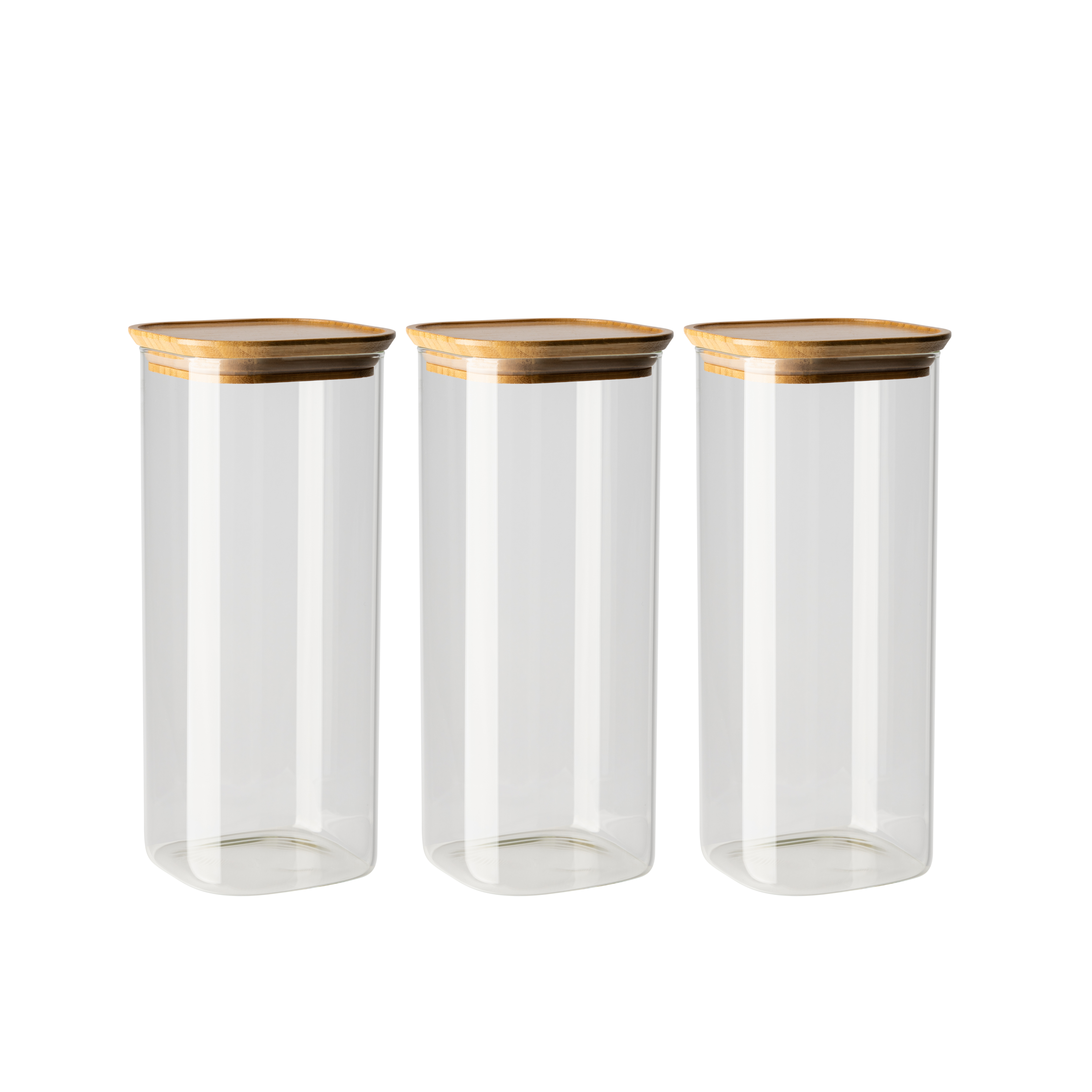 Storage jars set of 3 1400ml