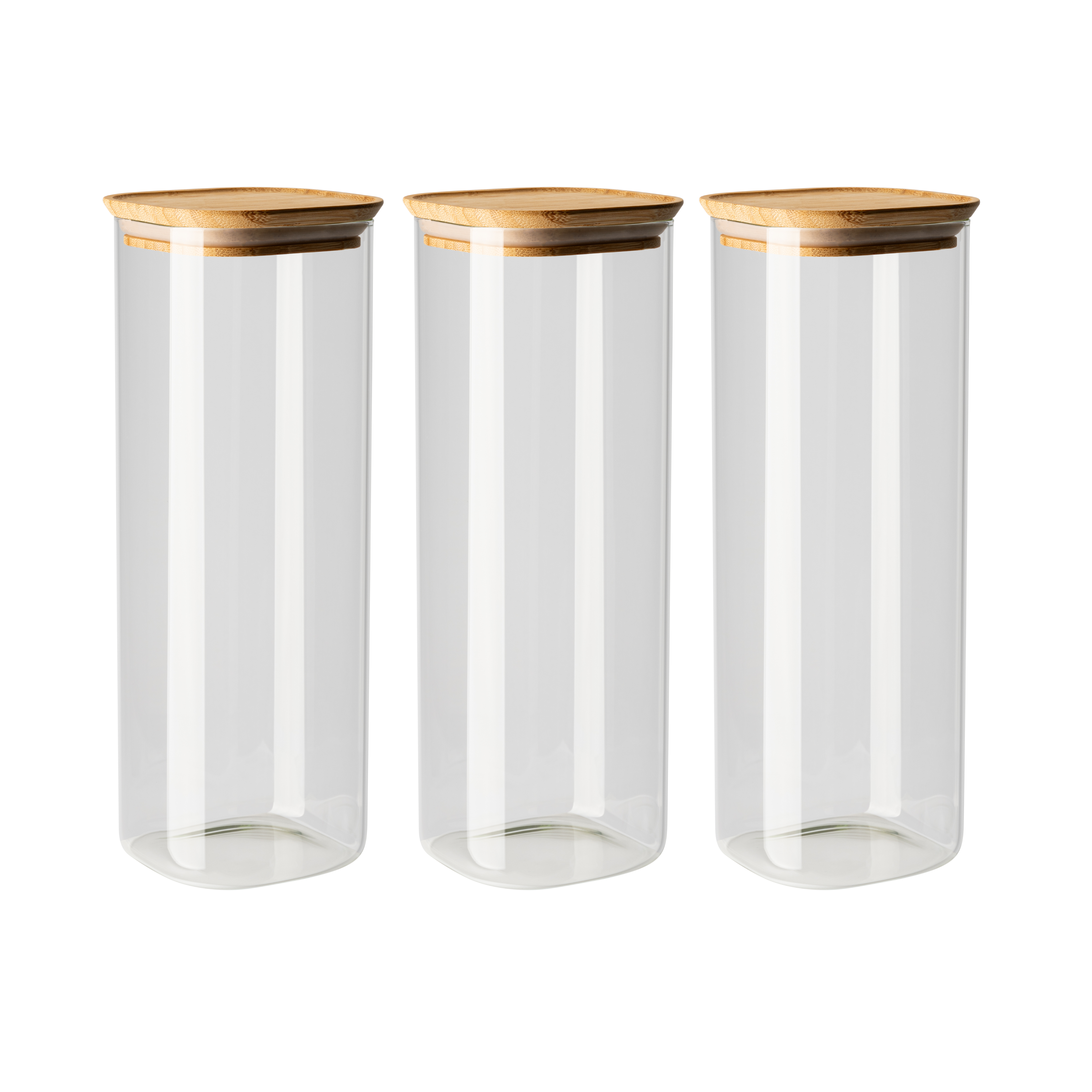 Set de 3 bocaux à provisions 1400ml