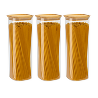 Storage jars set of 3 1400ml